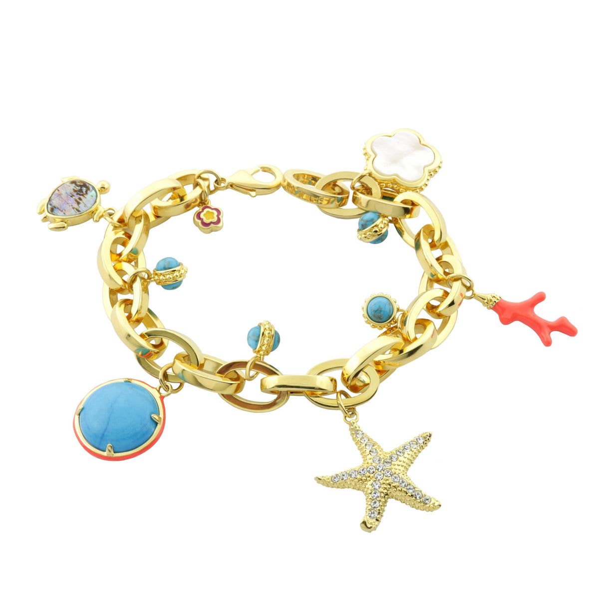 Pretty Little Things Bracelet in Hot Red