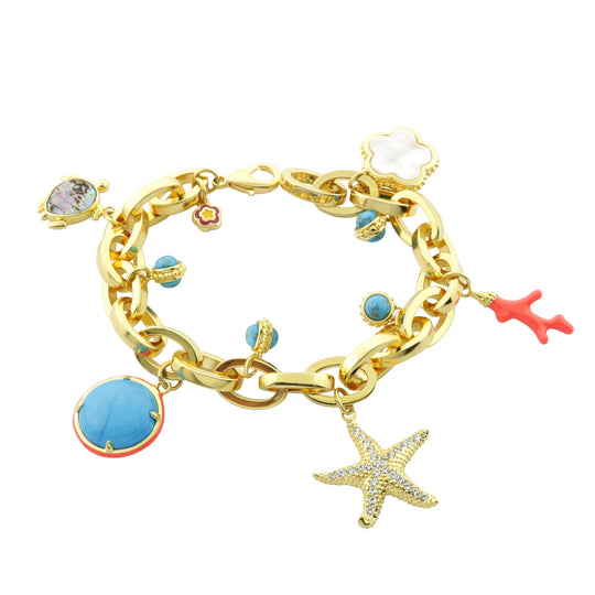 Pretty Little Things Bracelet in Hot Red