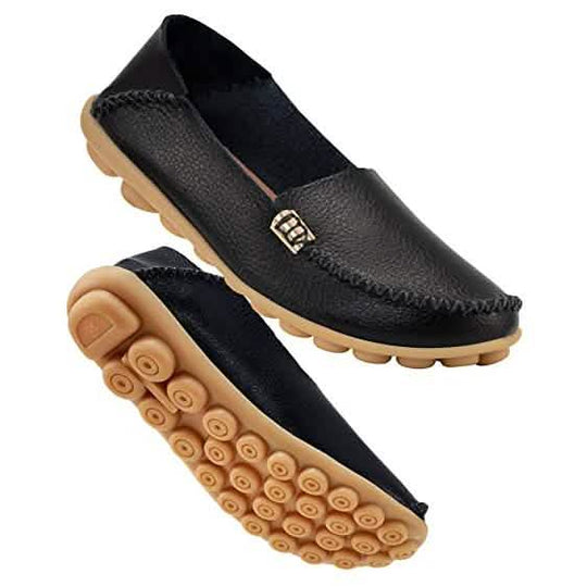 Everyday Soft Leather Loafer in Black