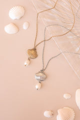 Marina Pearl & Seashell Necklace